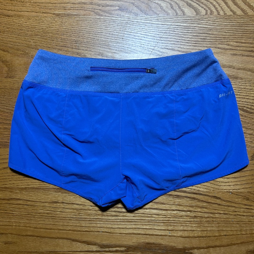 Nike Women’s Royal Blue Athletic Running Shorts - Picture 6 of 7